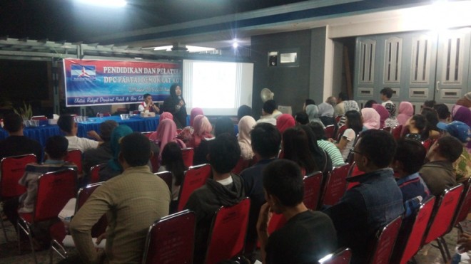 DPC Demokrat Kota Jambi memberikan pembekalan kepada saksi untuk pemenangan HBA-EP.