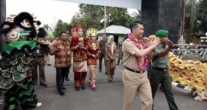 Wako Jambi SY Fasha sampai di Makodim 0415 Batanghari.