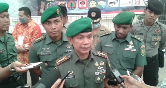 Komandan Korem 042/Gapu, Kolonel Inf Makmur.