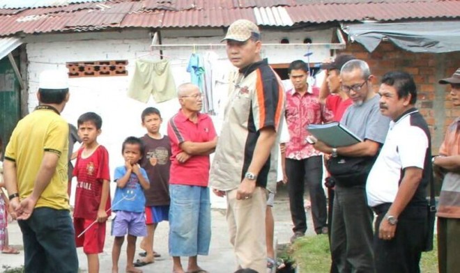 Wako Jambi SY Fasha meninjau pengerjaan proyek di Kota jambi bersama Dinas PU Kota Jambi