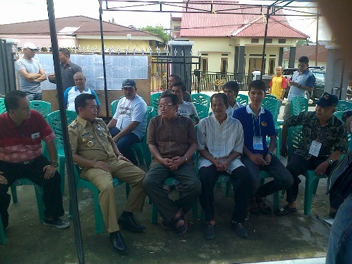 Bupati Merangin Al Haris memantau di TPS