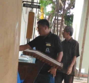 Mantan Sekwan Batanghari, M Ilyas, saat ditahan