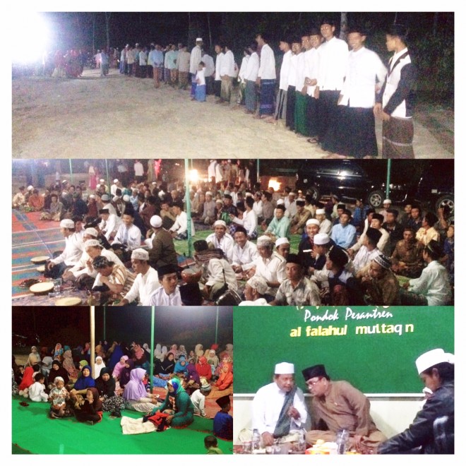 IW menghadiri kegiatan peringatan Maulid Nabi Muhammad SAW di Pondok Pesantren AL-Falahul Muttaqin Desa Sungai Gelam, Kecamatan Sungai Gelam.