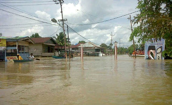 Ilustrasi banjir