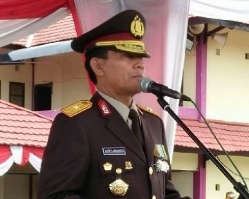 Kapolda Jambi, Brigjen Pol Lutfi Lubihanto saat menutup Pendidikan SAG, Rabu siang di SPN Pondok Meja