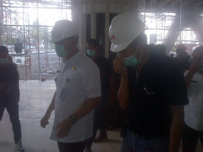 Wako Jambi sidak di Swiss Bill Hotel siang ini (31/12)