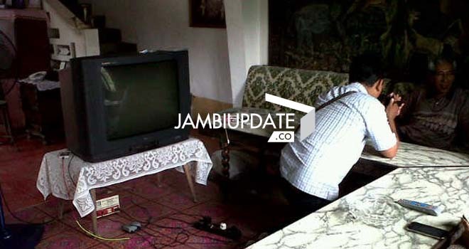 Rumah kediaman Abundjani di Telanai yang dimasuki perrampok Rabu kemarin (30/12)