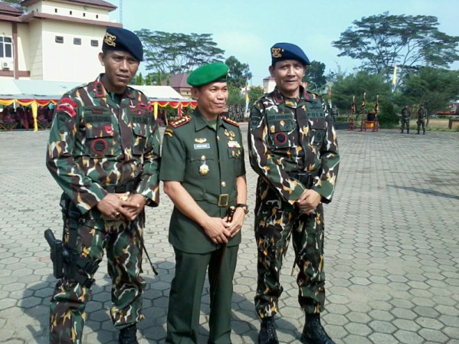 Kapolda Jambi bersam Danrem memantau Pos Pam malam tahun baru