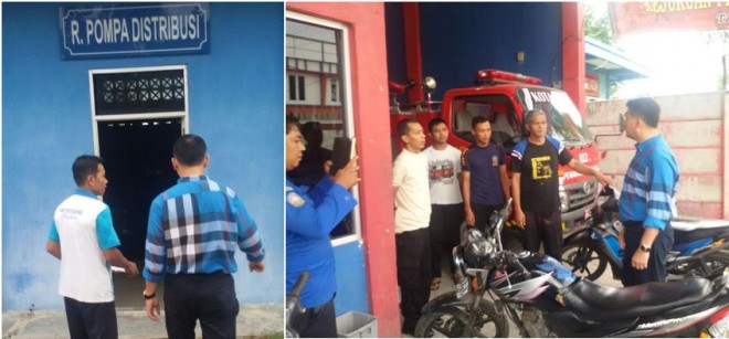 Tanpa di dampingi SKPD terkait dan juga ajudan, Wako SY Fasha Sidak di dua tempat saat hari libur tahun baru Jumat (1/1), masing-masing di IPA PDAM dan Pos BPBD dan Damkar Kecamatan Jambi Timur.