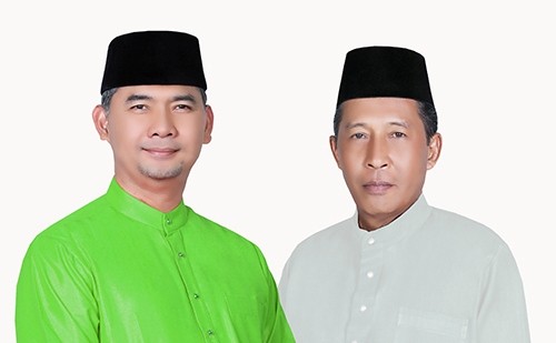 Walikota Jambi H SY Fasha dan Wawako H Abdullan Sani