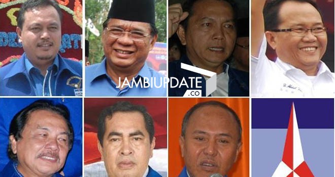 Cornelis Buston, Burhanuddin Mahir. Effendi Hatta, Abdul Fattah (atas). Zulfikar Achmad, AJB dan AS Budianto (bawah.