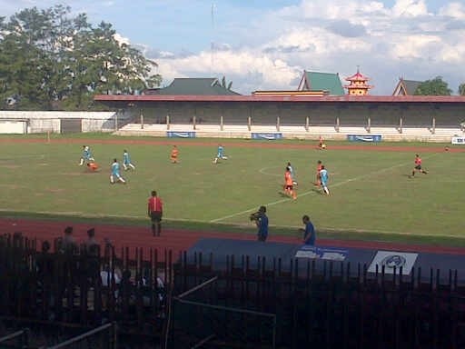 Pertandingan perdana gubernur cup 2016 antara Tebo kontra Sungai Penuh Kamis (7/1)