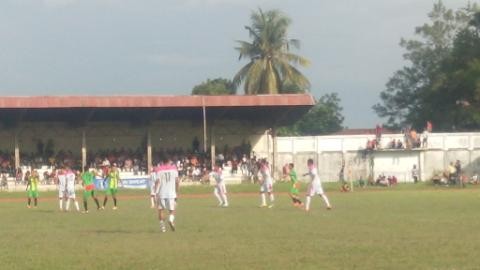 Laga antara Batanghari dan Tebo yang berkesudahan 2-1 untuk kenggulan Tebo (9/1)