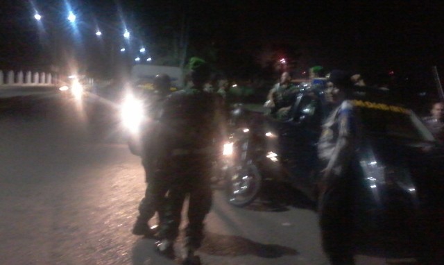 Razia di kawasan Taman Rimba Jambi malam ini (10/1)