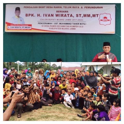 IW saat memenuhi undangan ibu-ibu BKMT Kumpeh Ulu