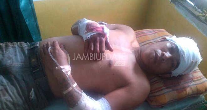 Satriadi alias Cat (35) warga Desa Telago Manis, Kecamatan Tebo Ulu, Kabupaten Tebo.