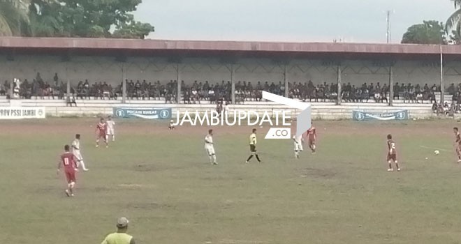 Pertandingan antara Kota Jambi kontra Tebo