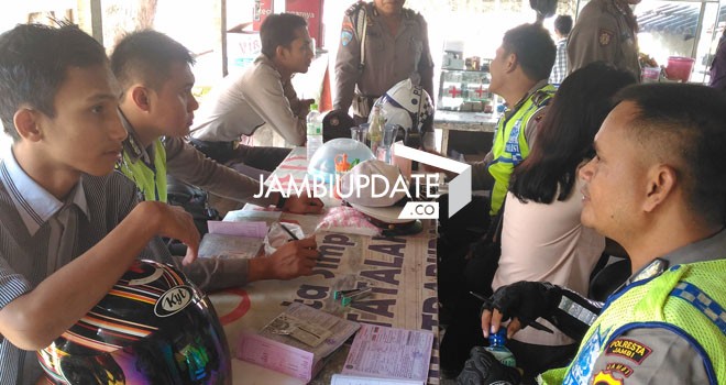 Razia cipta kondisi yang digelar Polsek Telanai Pura