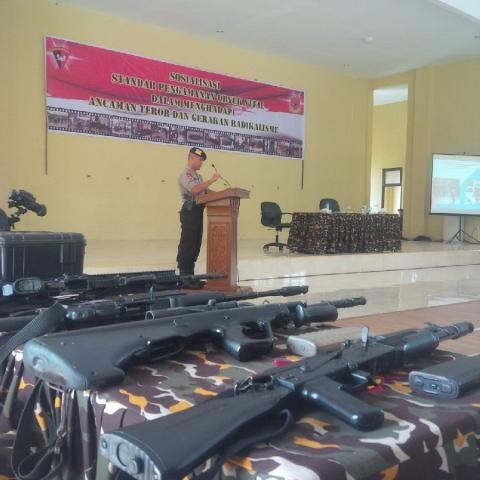 Pelatihan yang digelar oleh Brimobda Polda Jambi