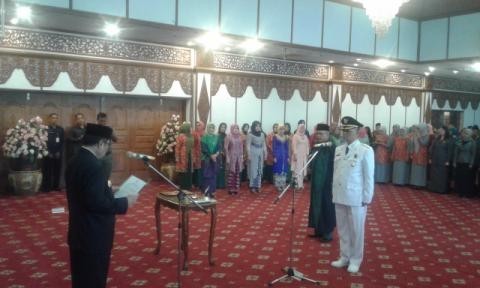 Pelantikan Yazirman sebagai Pj Bupati Batanghari