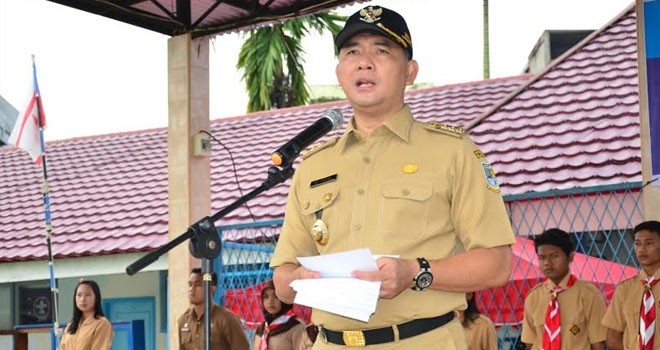 Wali Kota Jambi H. Syarif Fasha saat 
