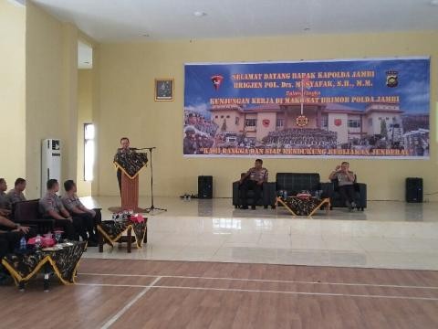 Acara di Mako Brimob Polda Jambi