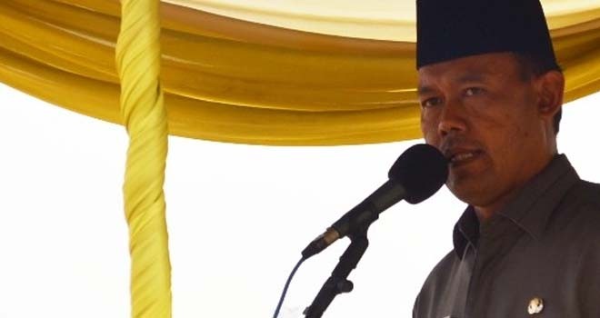 Bupati Kabupaten Tebo H. Sukandar.