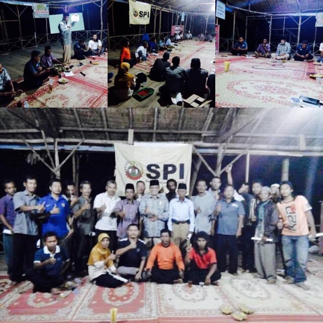 IW saat menyampaikan visi misi di SPI 