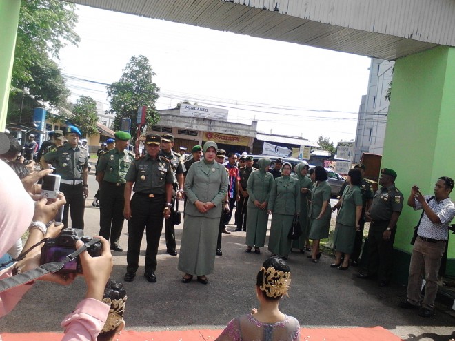 Pangdam saat sampai di Denpom Jambi