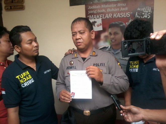 Polisi gadungan yang berhasil diamankan polisi