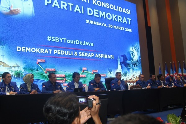 Konsolidasi DPP Demokrat di Surabaya