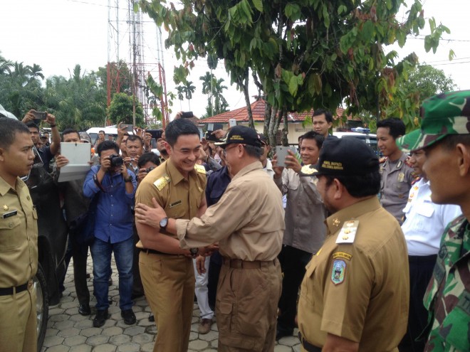 Gubernur Zumi Zola disambut Bupati Sarolangun Cek Endra