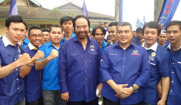 Surya Paloh saat menghadiri salah satu acara Nasdem di Jambi beberapa waktu lalu