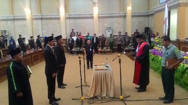 Pelantikan Ketua dan Wakil Ketua DPRD Tanjabtim Jumat (8/4)