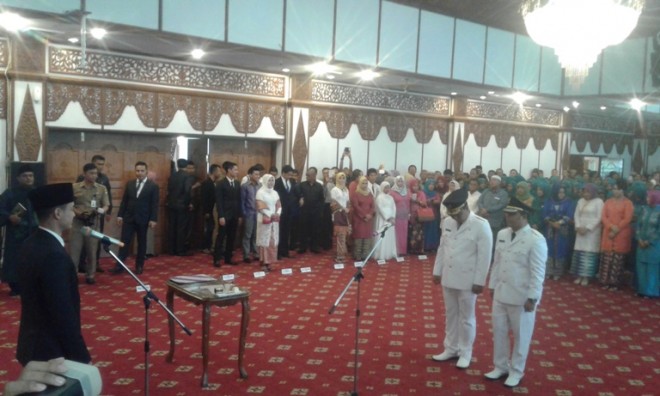 Pelantikan Bupati dan Wabup Tanjabtim Selasa (12/4)