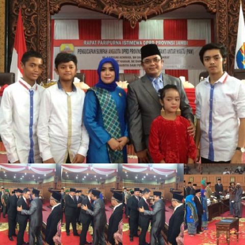 Keluarga besar IW usai pelantikan Hj Karyani Akhmad