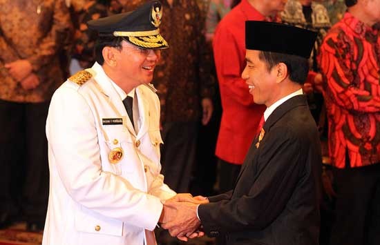 Presiden Jokowi dan Gubernur DKI Basuki Tjahaja Purnama. Foto: dok.JPNN