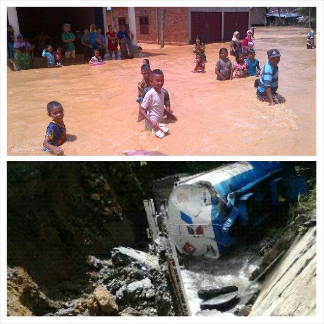 Bencana alam yang terjadi di Sarolangun dan Sungai Penuh hari ini (26/4)