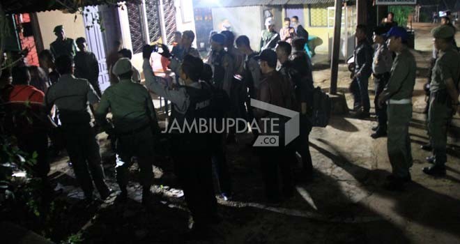 Razia yang digelar di kawasa eks Lokalisasi Payosigadung