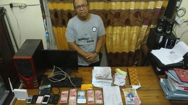 Tersangka dan barang bukti yang diamankan oleh aparat Polres Tebo Jumat (6/5)