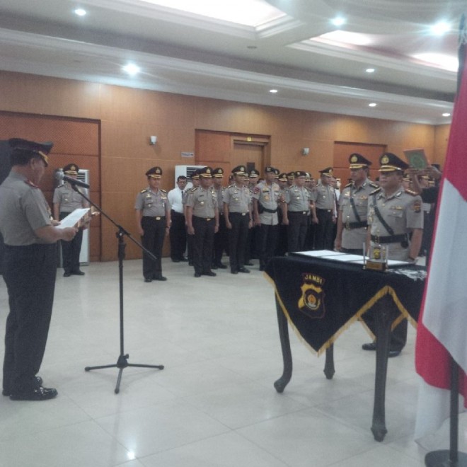 Sertijab di Mapolda Jambi pagi ini (16/5)
