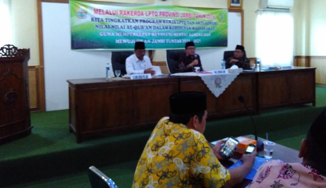 Rakerda yang digelar di Aula Kantor Majelis Ulama Indonesia (MUI) Provinsi Jambi