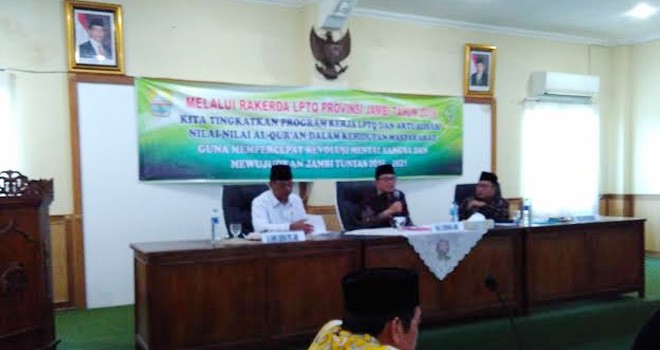 Jelang pelaksanaan Musabaqah Tilawatil Quran (MTQ) Provinsi Jambi