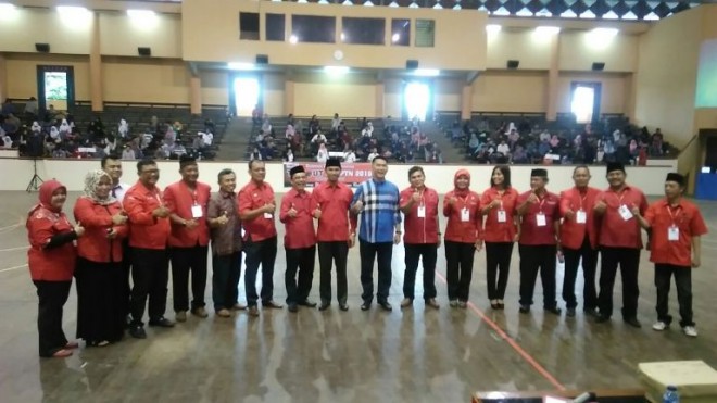 Wako Fasha saat hadir di acara try out SBMPTN yang digelar DPD PDIP Provinsi Jambi Sabtu (21/5)