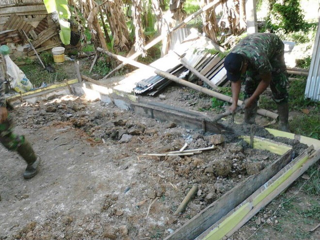 Bedah rumah milik Hartono di Air Hitam Sarolangun
