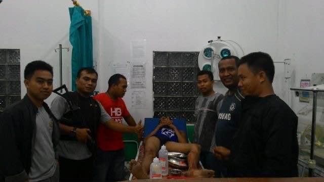 Bandit Rengkiling dirawat usai ditangkap aparat Polsek Mandi Angin