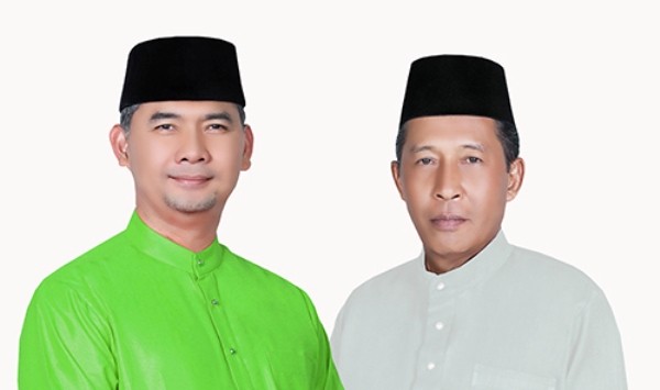 Wako Jambi H SY Fasha dan Wawako H Abdullah Sani