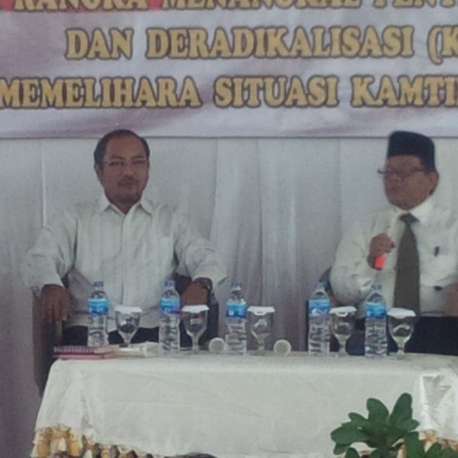 Nasir Abbas bersama Rektor IAIN STS Jambi
