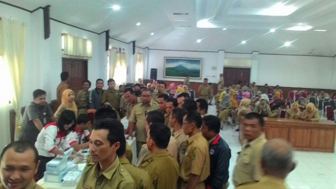 Tes urine PNS Pemkab Kerinci