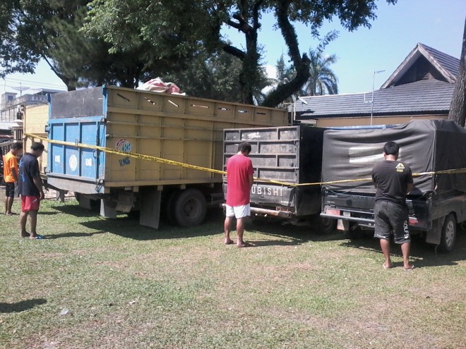 Tersangka dan barang bukti